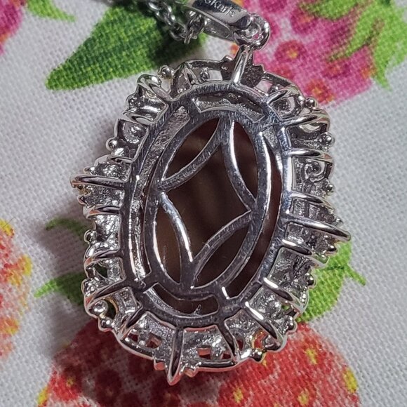 Oregon Chocolate Caramel Opal Pendant - Picture 5 of 10